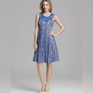 Anthropologie Tracy Reese Burnout
Frock Bright Indigo Embroidered Dress
Sz 0